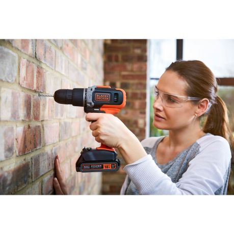 Buy Black+Decker 2 Speed Hammer Drill 18V With 2 Batteries And Kit