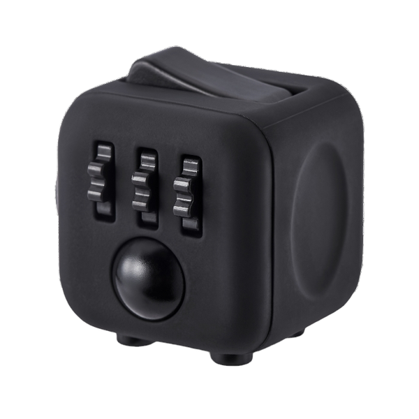 Stress Toy Inspired By The Fidget Cube - Black