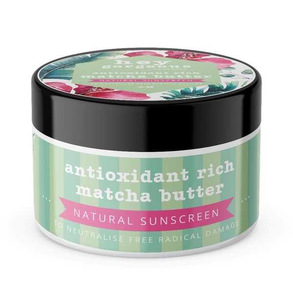 Hey Gorgeous, Antioxidant Rich Matcha Butter Natural Sunscreen, 100g