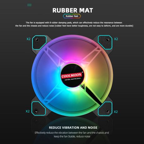 CoolMoon RGB Cooling Fan Kit - 3 Fans | Shop Today. Get it