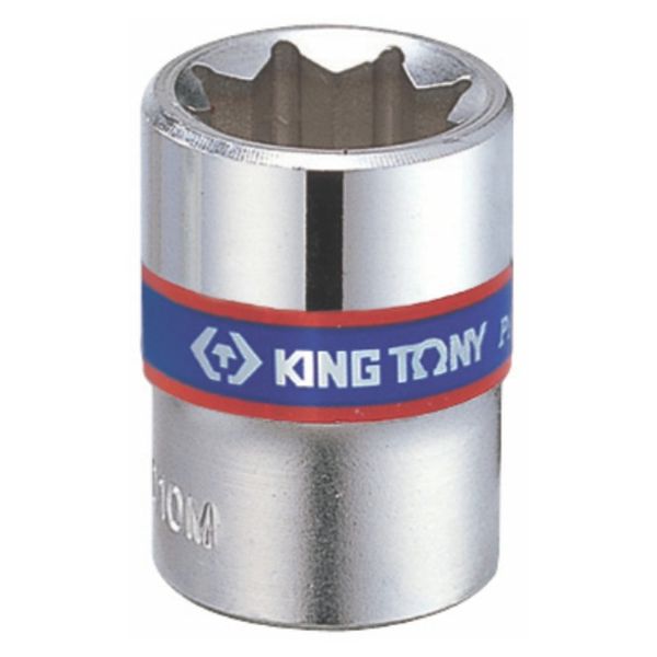 King Tony - Socket Double Sq. 10mm 8P - 20 Pack