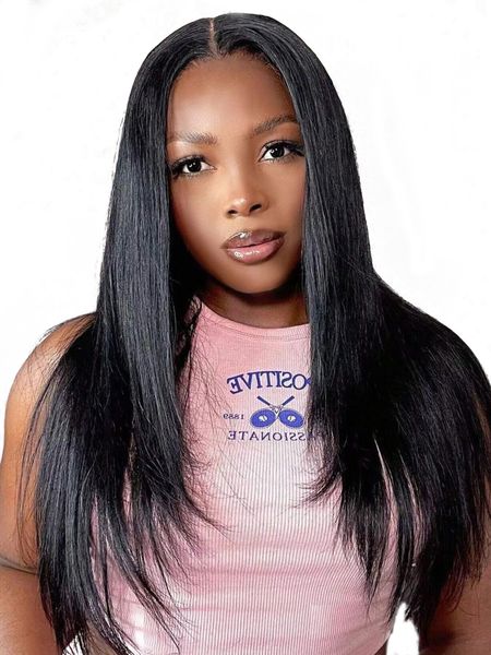 Virgin Human Hair - Glueless Straight Frontal Wig 20inch