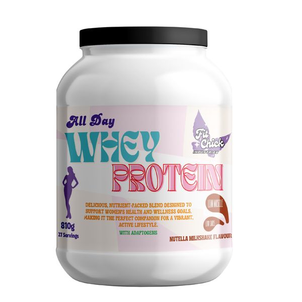 Fit Chick Industries - All Day Whey Protein - Nutella Milkshake - 810g