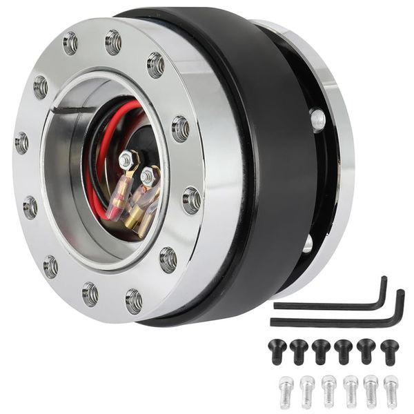 Universal Quick Release Steering Hub 6-Hole Tuning Steering Wheel Kit