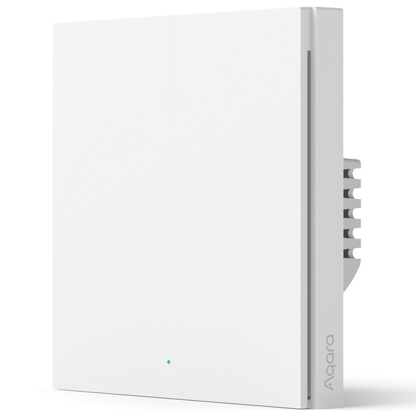 Aqara Smart Wall Switch H1 Single Switch (No Neutral) - Requires Aqara Hub