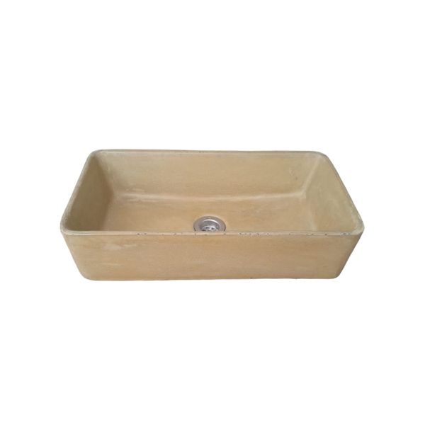 Sandstone Bespoke Concrete Basin/Sink 47x23.5x12cm