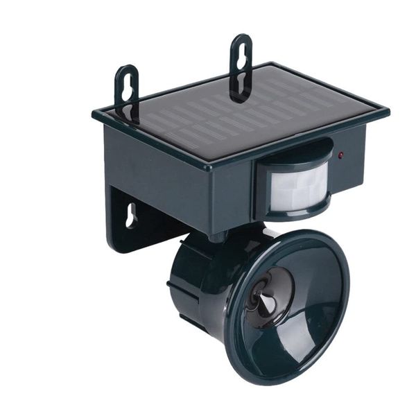 Ultrasonic Animal Repeller-Solar-Powered Pest Deterrent for Gardens &amp; Yards