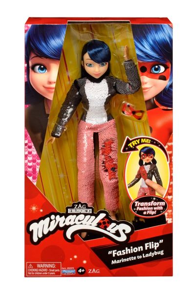Miraculous Deluxe Flip Marinette to Ladybug
