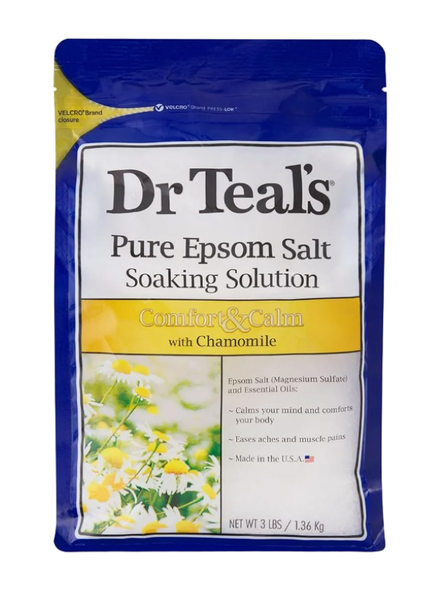 Dr Teals Epsom Salt 1.36kg- Comfort &amp;Calm with Chamomile