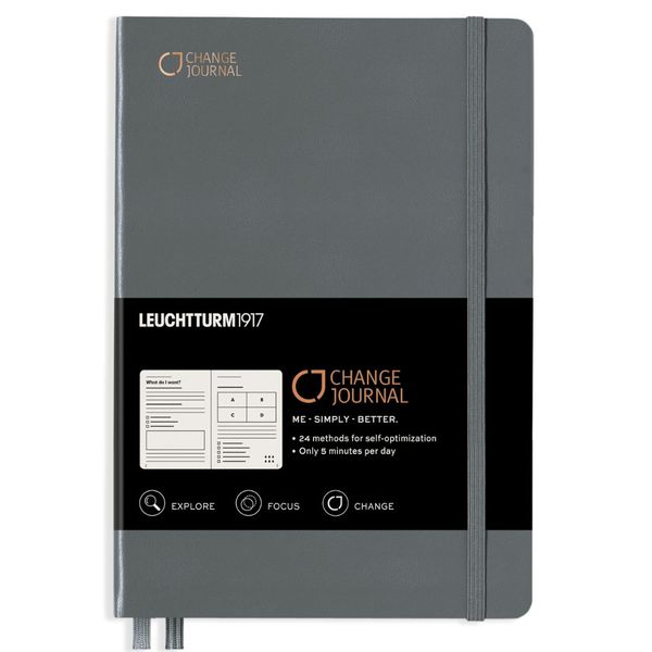 Leuchtturm Change Journal Medium (A5) - Hard Cover Note Book 294 Pages