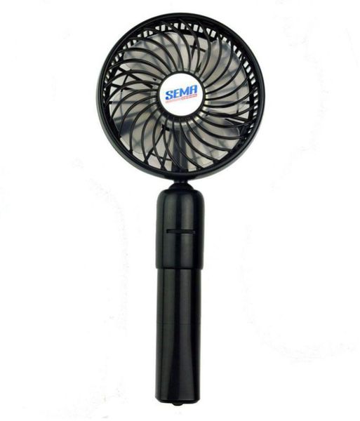 Mini Portable Rechargeable Handheld Travel Fan - Light Blue