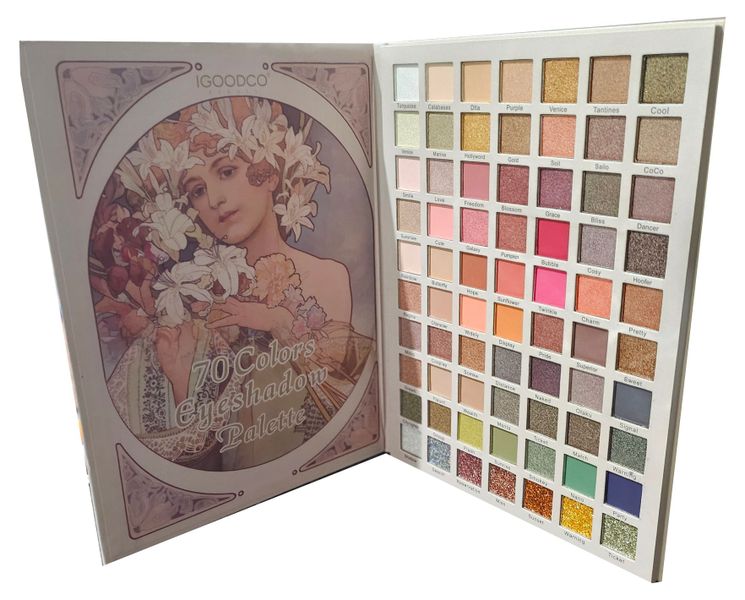IGOODCO Makeup Eyeshadow Book 70 Colours