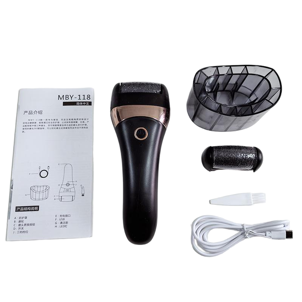 Rechargeable Electric Callus Remover - Professional Pedicure Kit