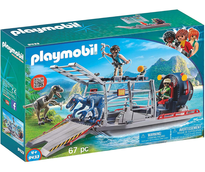 PLAYMOBIL Enemy Airboat with Raptor