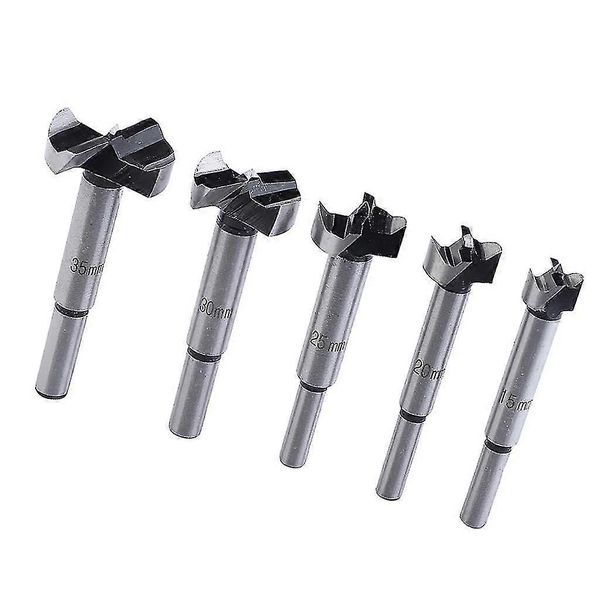 5 Pieces Woodworking Auger Boring Drill Bits