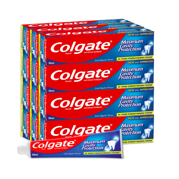 Colgate Maximum Cavity Protection Regular Toothpaste - 12 X 50ml