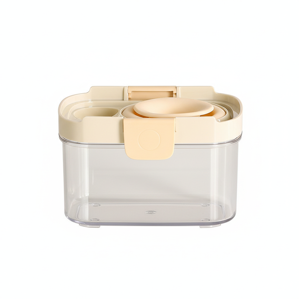 Plastic Snack Storage Jar 700ml - Transparent