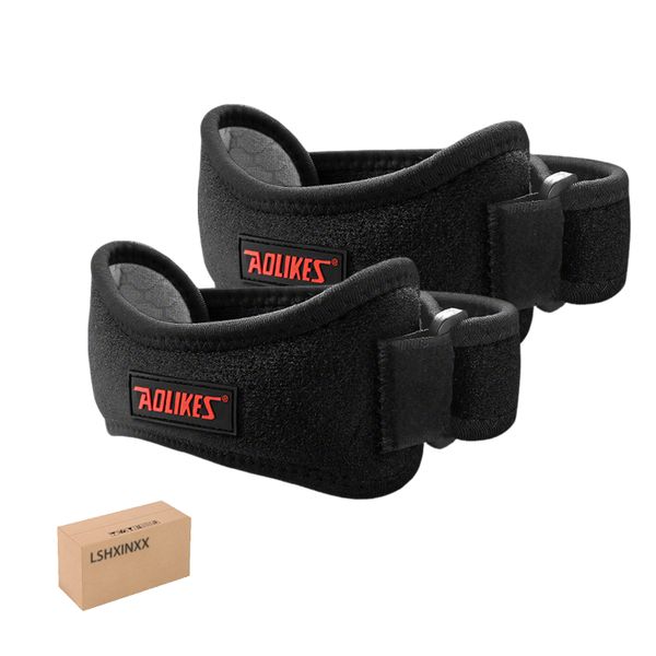 Patella Tendon Knee Strap 2 Pack, Knee Pain Relief Support Brace Hiking