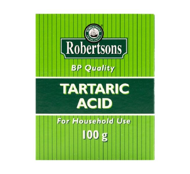 Robertsons Tartaric Acid - 6 x 100g