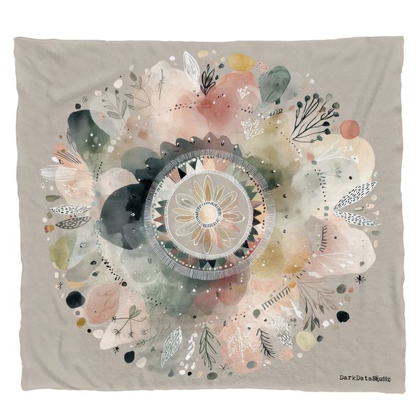 Whispering Petals Light Weight Fleece Blanket by Wikus Schalkwyk