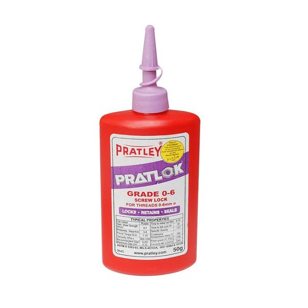 Pratley Screwlock Grade 0-6 50G A - 2 Pack