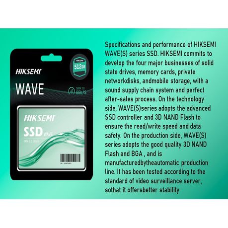 Hiksemi Wave(s) 2.5 512gb Sataiii SSD | Shop Today. Get it