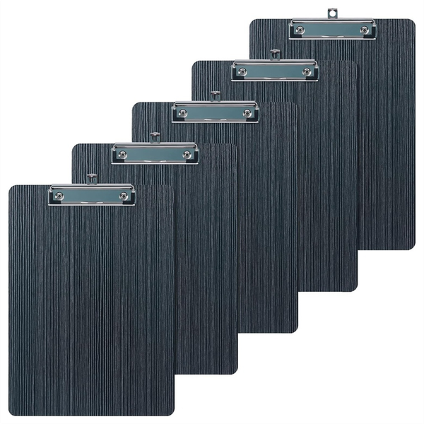 5 Pack Clipboard Wooden Clipboard Clip Board A4 Letter Size Clipboard