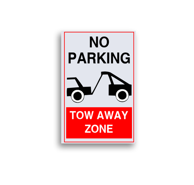 No Parking Safety Sign - ABS Sign Board