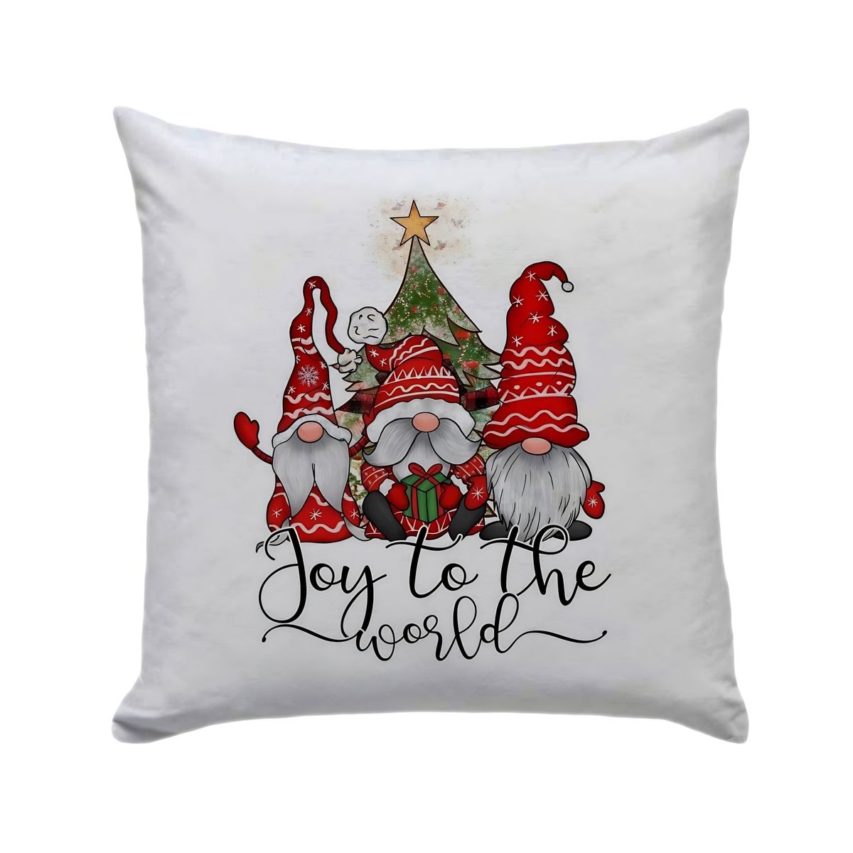 Gnome Christmas Pillow Cover