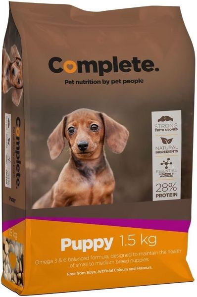 Complete - Dog Food Puppy Small-Medium Breed 1.5kg - 3 Pack