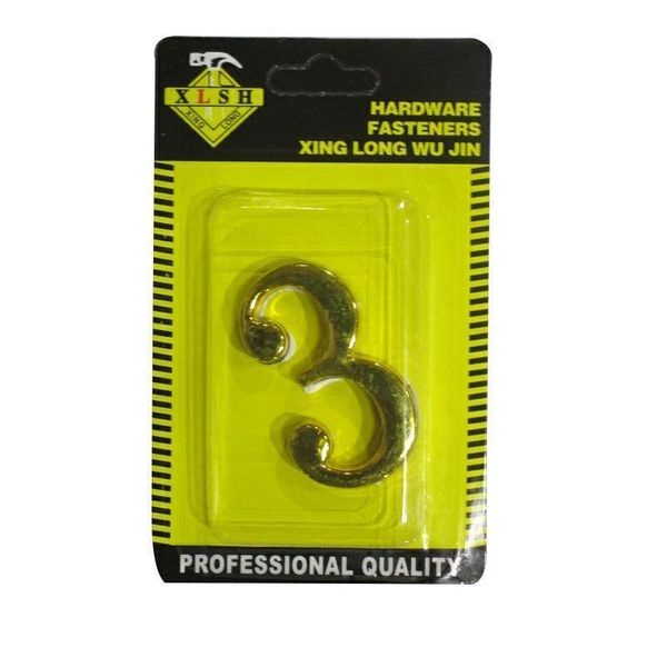 Bright Sign Stainless Steel Door Number BS-7924 x 10