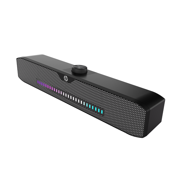 HP Luminous Soundbar - RGB Lighting, Desktop Speaker with Bluetooth