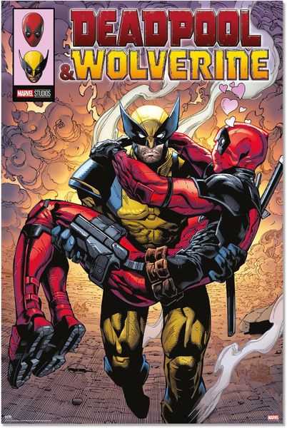 Deadpool &amp; Wolverine - Comic Poster