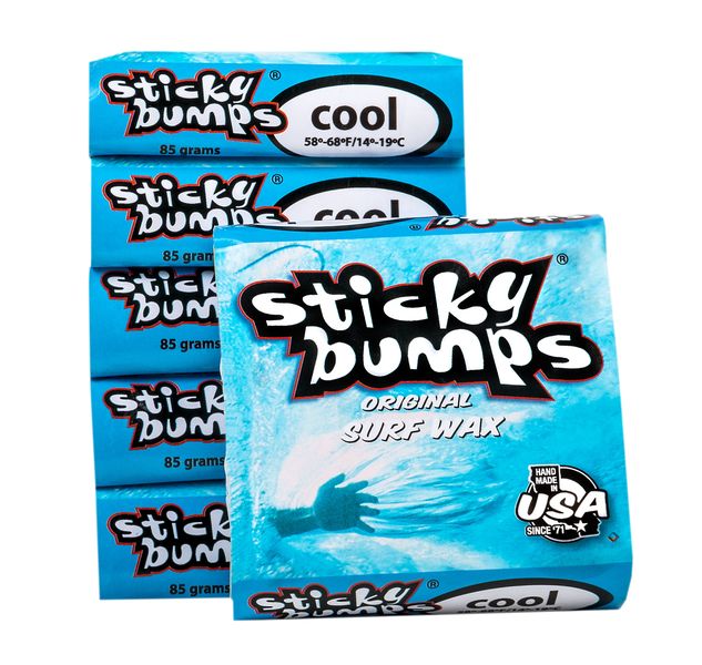 Sticky Bumps Original Cool | 5-Pack Surfboard Wax