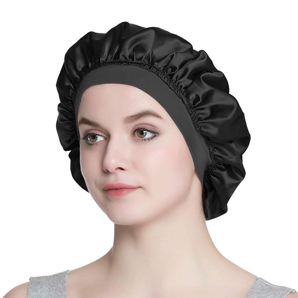 Fashion Satin Silk hair Sleep Cap Shop Today. Get it Tomorrow!