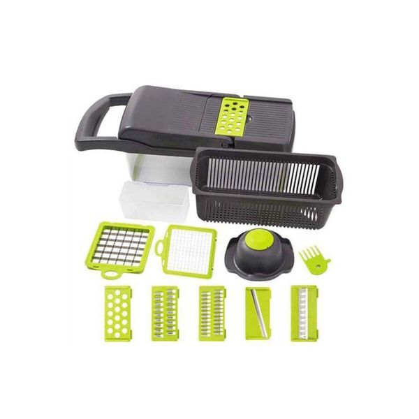Multi-Blade Vegetable &amp; Food Chopper with Large Container