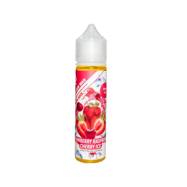 Richer Man Vape Juice - Strawberry Raspberry Cherry Ice - (60ml) 3mg