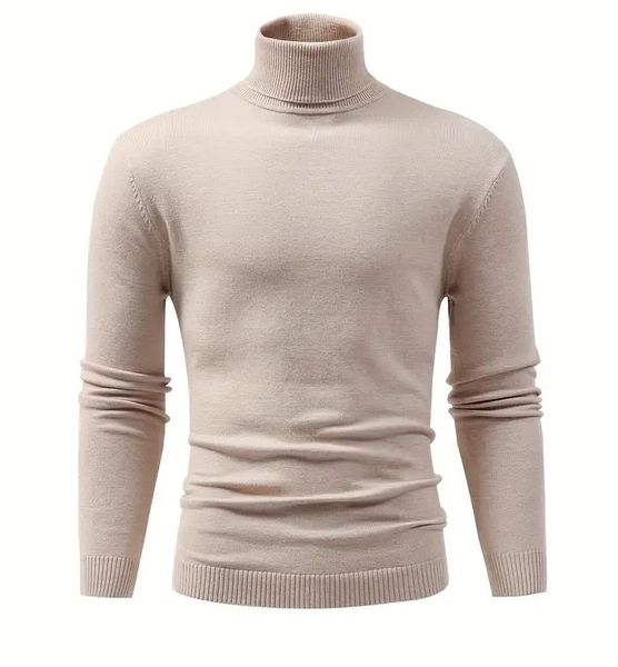 Men's Polo Neck, Classic Poloneck Sweater.