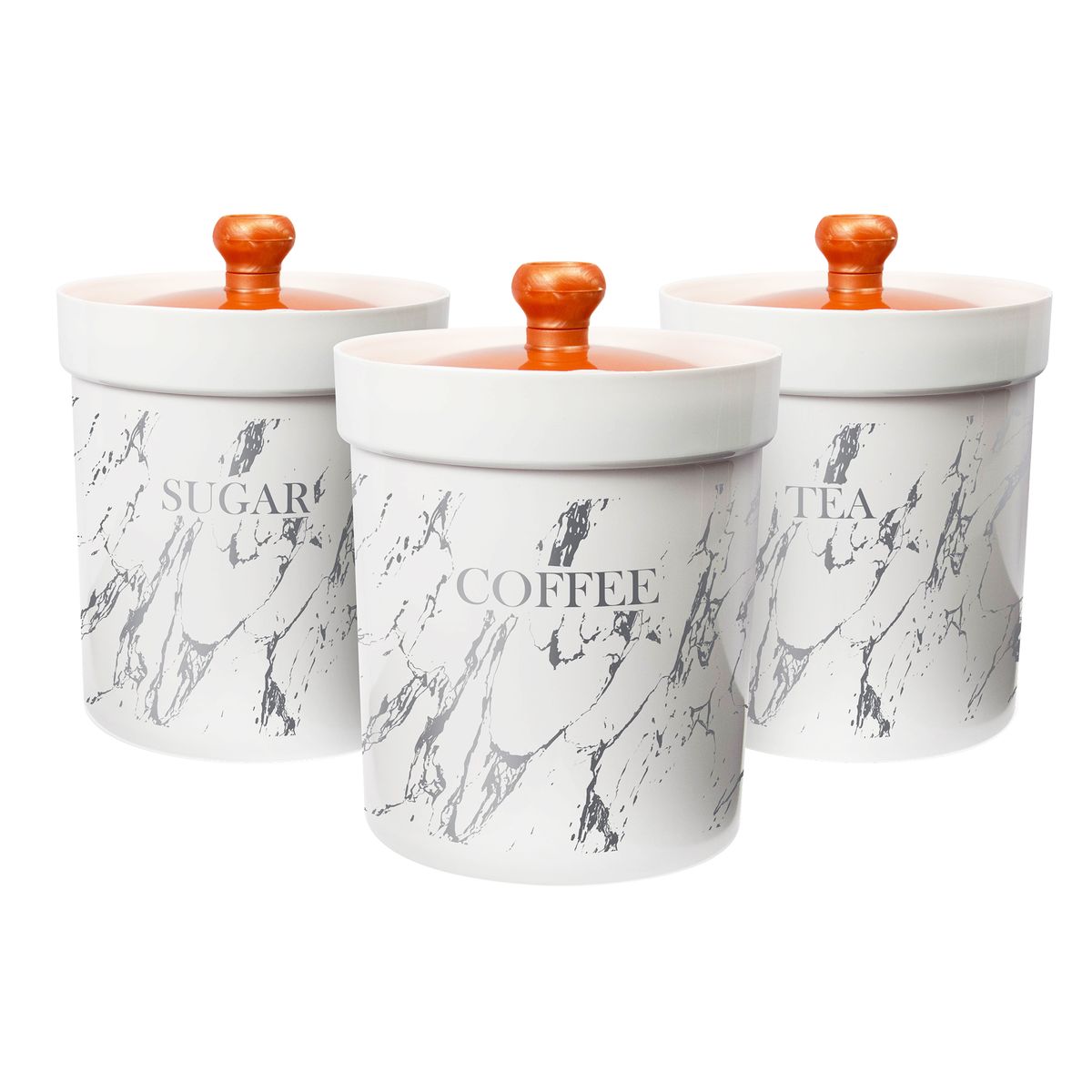 Lumoss 3 Piece Large Canister Set Coffee,Tea and Sugar Shop Today