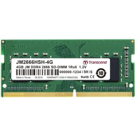 Transcend DDR4 RAM Laptop - 4GB RAM DDR4-2666 SO-DIMM JetRam