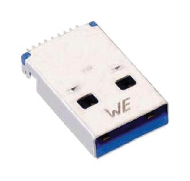 Wurth Elektronik (692141030100) USB Connector, USB Type A, USB 3.0