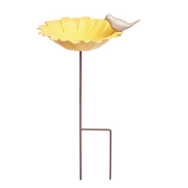 Yellow Daisy Stake Feeder Ø20x4.5cm