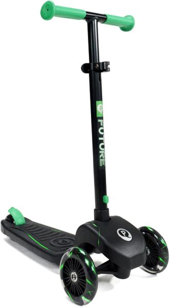 Qplay Future Eco Scooter W/ Led Flashing Green