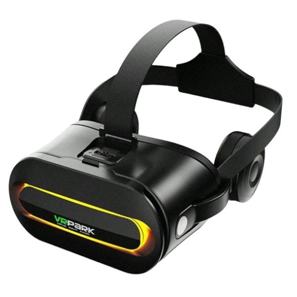 Wireless Virtual Reality Glasses with High Definition Resolution - Black