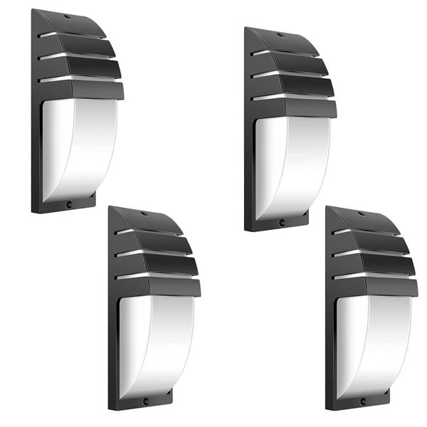Set of 4 IP64 Outdoor LED Decorative Wall Lamp -DRWL0012