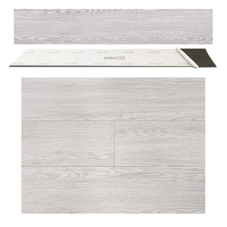 MIkaco Peel & Stick Floor Tiles Wood Pattern PVC Self Adhesive Vinyl 36pcs Image
