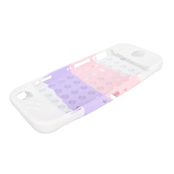 Silicone Case Compatible with Switch OLED (White)