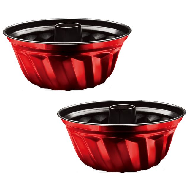 Berlinger Haus 2-Piece Titan Coating Bundt Form Pan - Burgundy