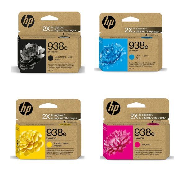 HP 938e BK/C/M/Y Ink cartridge Combo