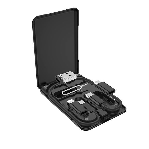 LC TECH Versatile Data Cable With Various Types Of Charging Connectors